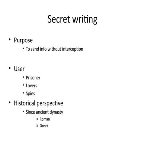 Secret writing in forensic science .pptx