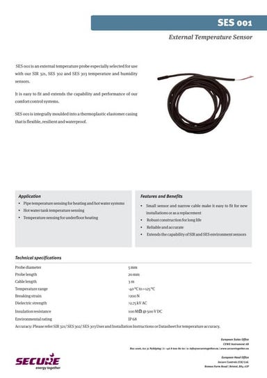 Sec ses001 ntcManual
