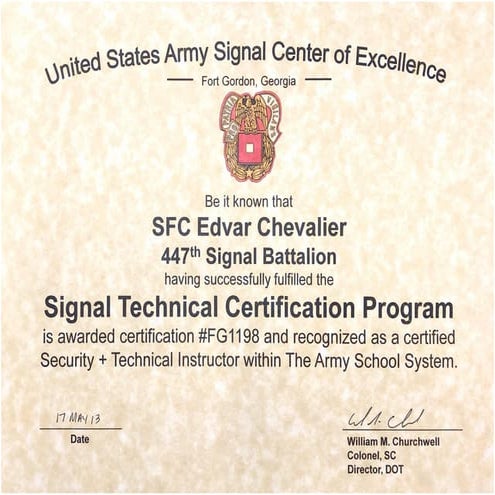 Sec+ Technical Instructor | PPT