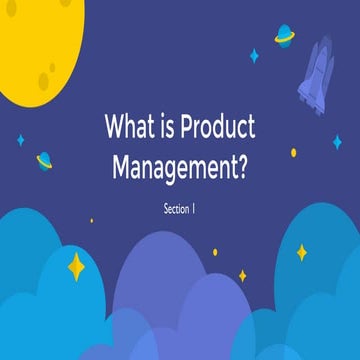 What is Product Management? 