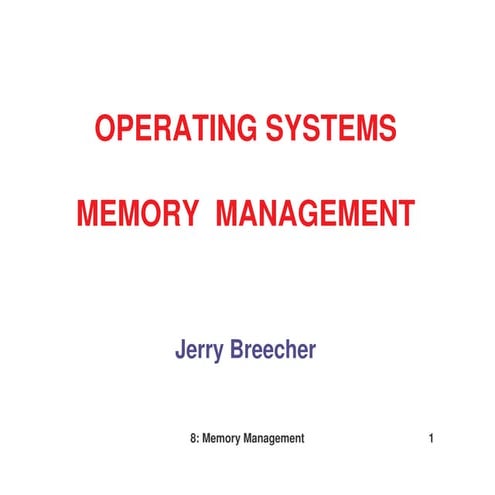 Section08 memory management | PPT
