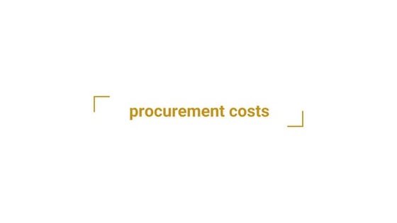 Procurement Economics