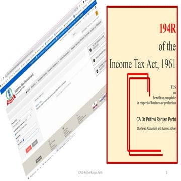 Section 194R TDS on Business Perquisites.ppsx