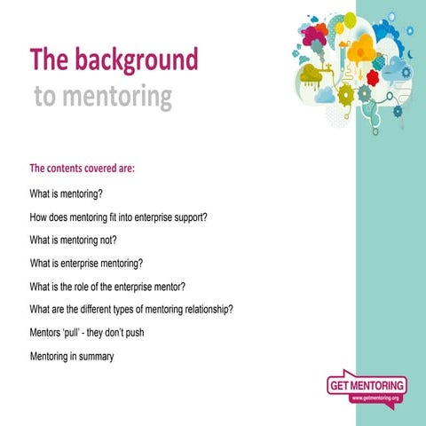 Introduction to Enterprise Mentoring: Section One