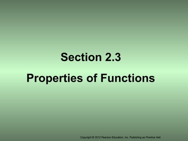 Section 4.2 properties of rational functions