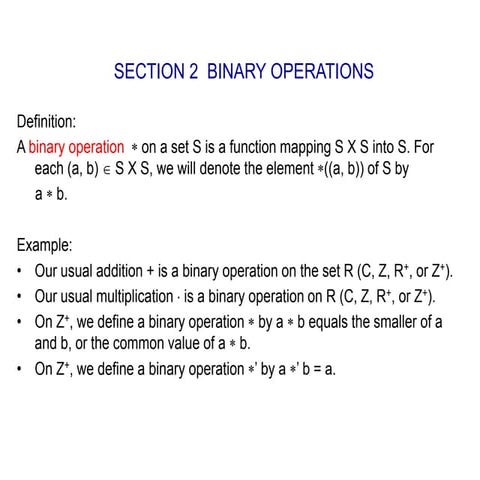 SECTION 2 binary operations.ppt