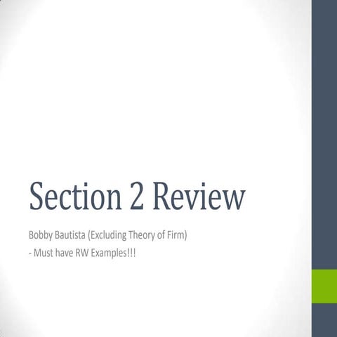 Section 2 review