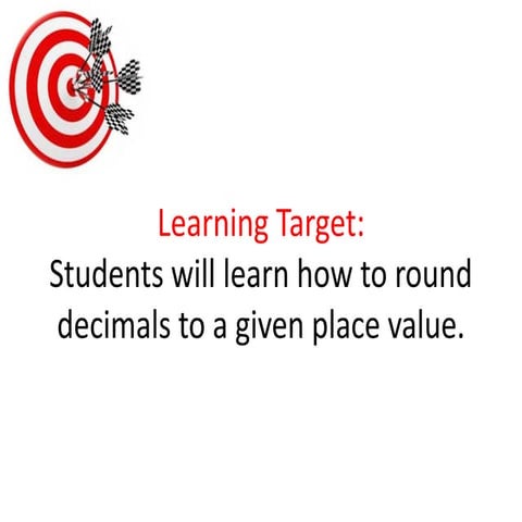 Rounding Decimal Numbers | PPTX