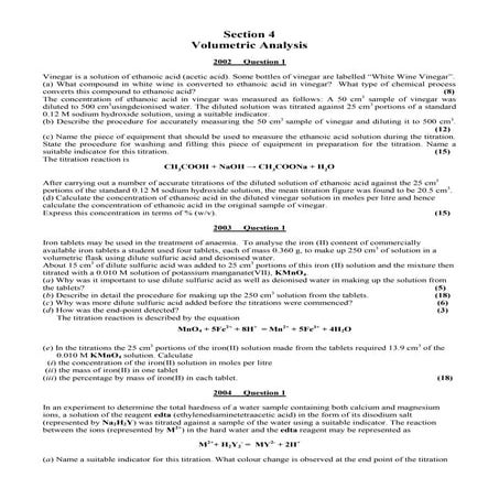 Section 4 exam questions