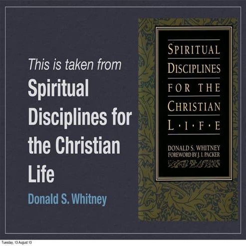 601 SFL - Essential discipleship: Prayer | PDF