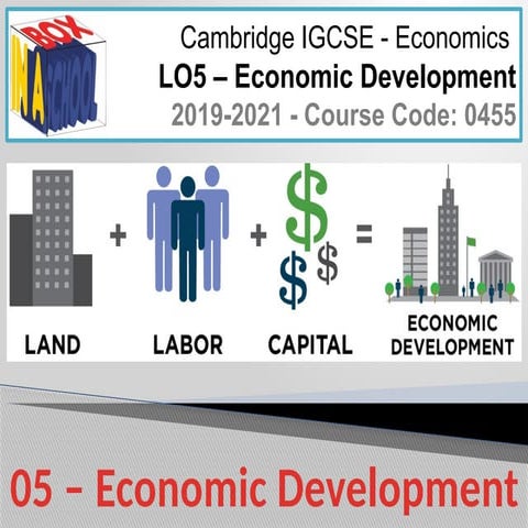 economic development and standard of living | PPTX