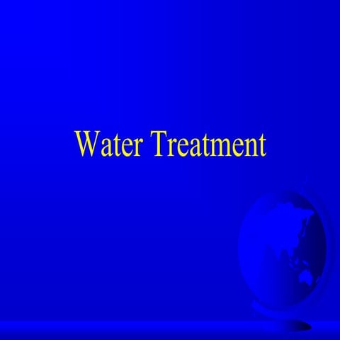 Section 9.3 water treatment