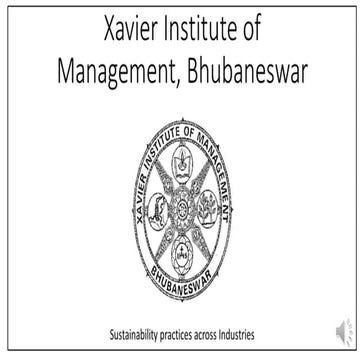 (XIMB) Sustainability - Computer Software Industry