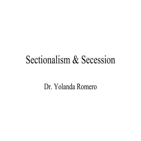 Sectionalism