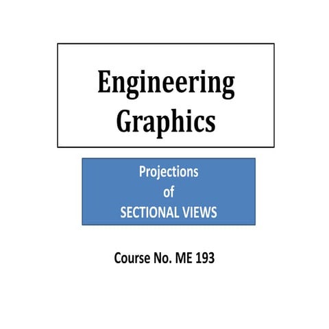 projection of Sectional view-engineering drawing b.tech