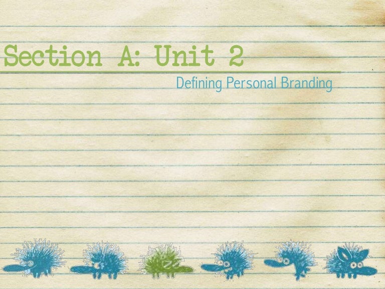 Personal Branding Definition