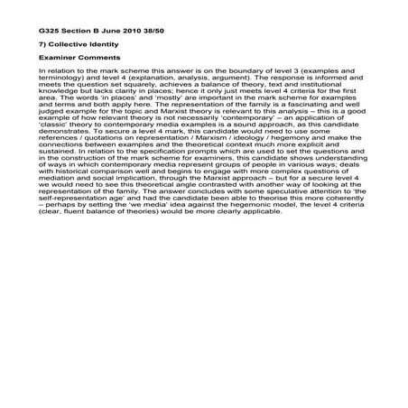 Section b collective id-38 marks