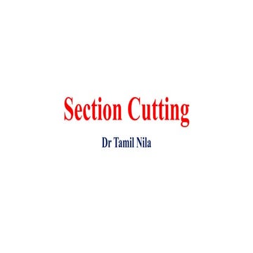 Section Cutting