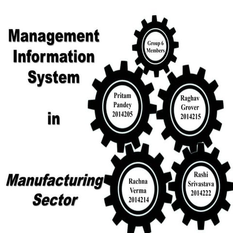 MIS in Manufacturing Sector