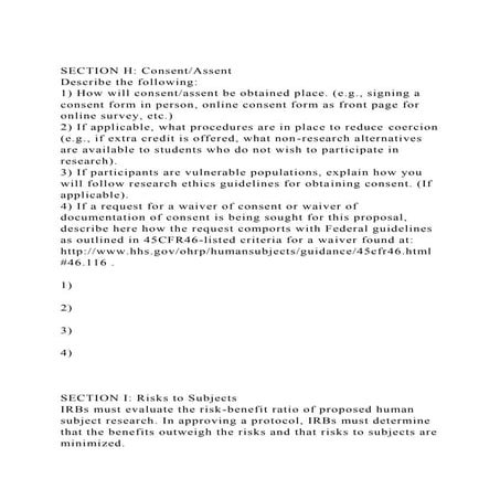 THIS IS AN EXAMPLE OF SOUTH UNIVERSITY’S IRB APPLICATION AND IS | DOCX