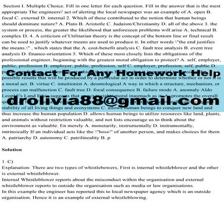 Section I. Multiple Choice. Fill in one letter for each question. Fil.pdf