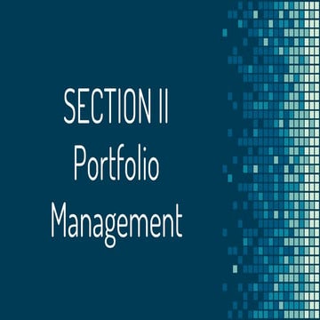 Portfolio Management - CH 14 - Portfolio Risk & Performance Attribution | CMT...