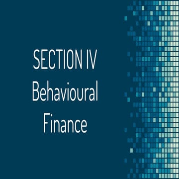 Behavioural Finance - CHAPTER 18 – The Anatomy of a Bubble | CMT Level 3 | Ch...