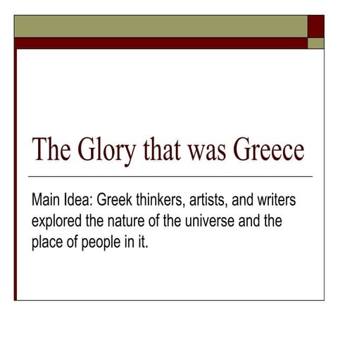 Sections 4 and 5 - Greek Philosophers & Alexander the Great | PPT