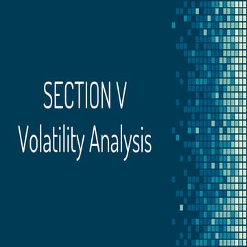 Volatility - CH 23 - Advance Techniques | CMT Level 3 | Chartered Market Tech...