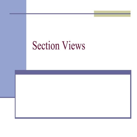 Section views