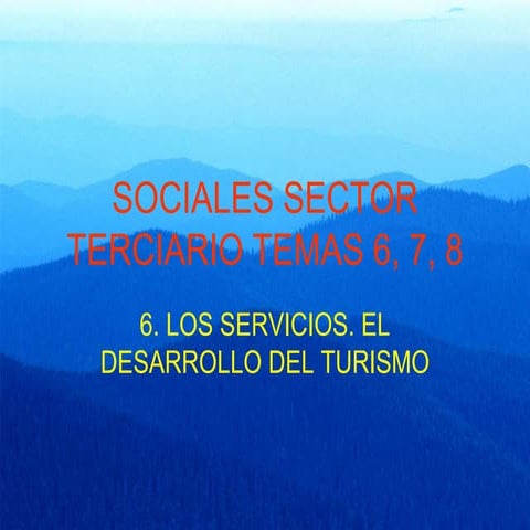 Sector Terciario HLS