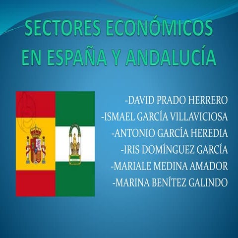 Sectores España y Andalucía 3ºB