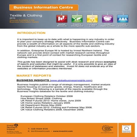 Sector guidetextile __clothing_2010