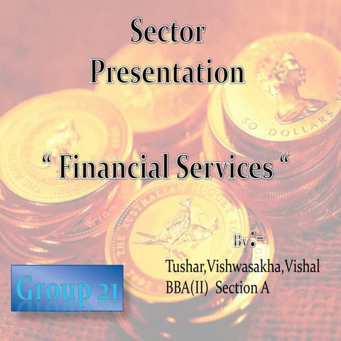 Sector presentation financial services