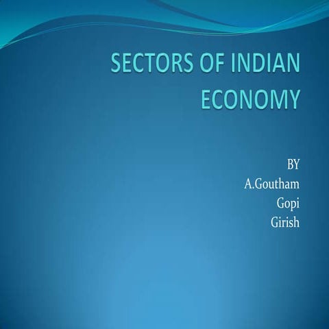 Sectors of economy