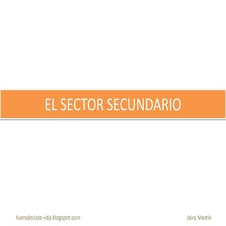 Sector secundario 3º eso
