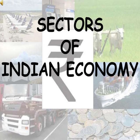 Sectors of indian economy