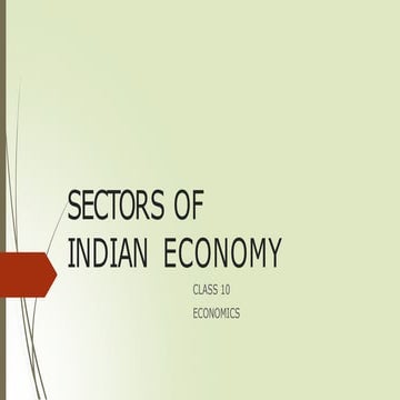 SECTORS OF   INDIAN ECONOMY PPT PDF.pptx