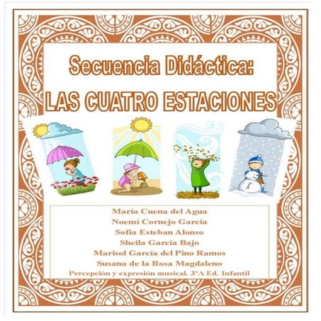 Secuencia Didáctica - Las cuatro estaciones
