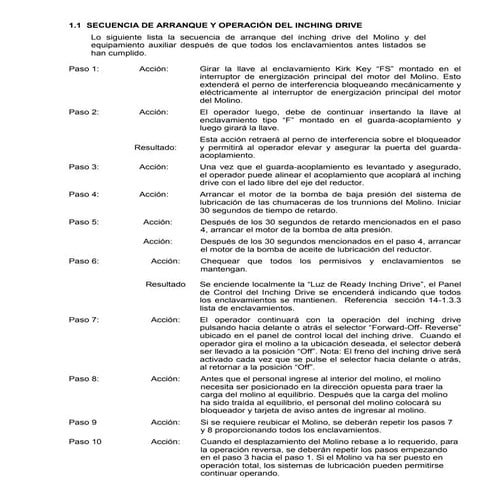 Secuencia de arranque y operación | PDF