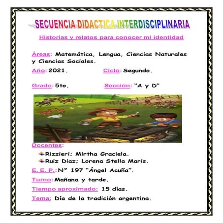 Secuencia  De las tradiciones y la leyenda de la yerba mate..docx