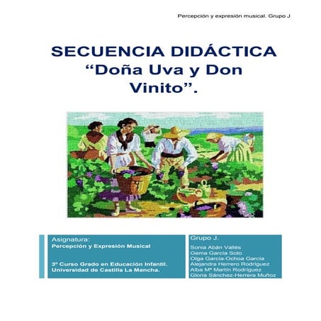 Secuencia didactica doña uva y don vinito