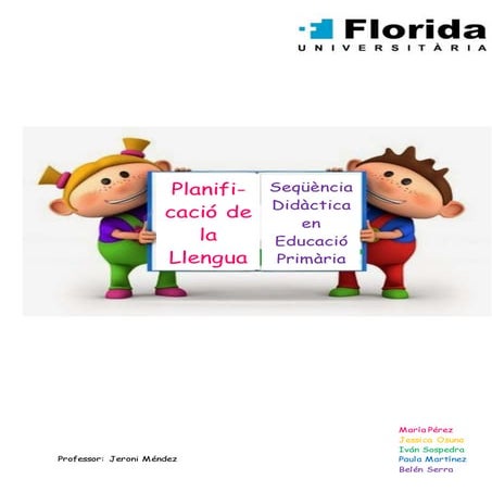 Secuencia didáctica planificación 2