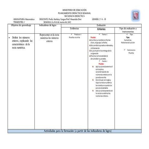 Secuencia didática1 7°