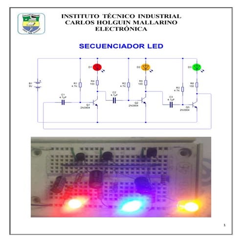 Secuenciador led