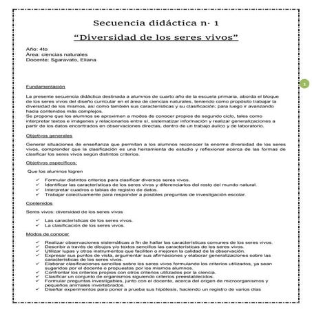 secuencia n° 1 seres vivos.docx - Document Preview