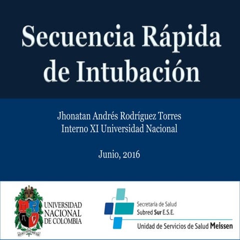 Secuencia rápida de intubación