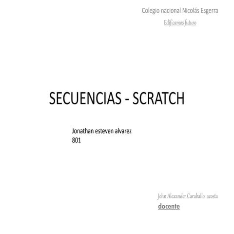 Secuencias scratch 