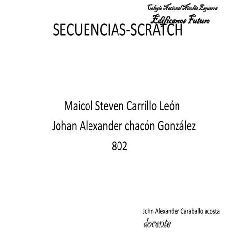 Secuencias scratch