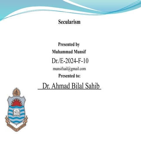 Secularism, Philosophy Secularism and Educational concept